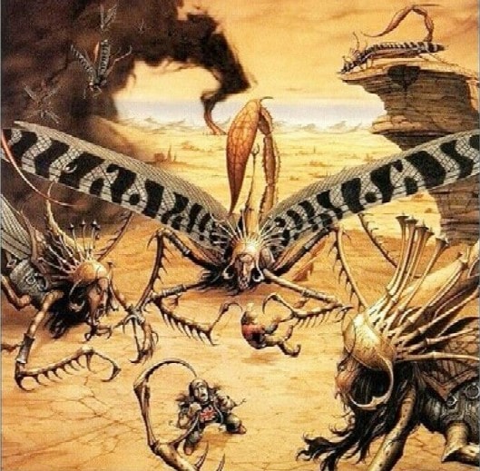 Locusts like scorpions