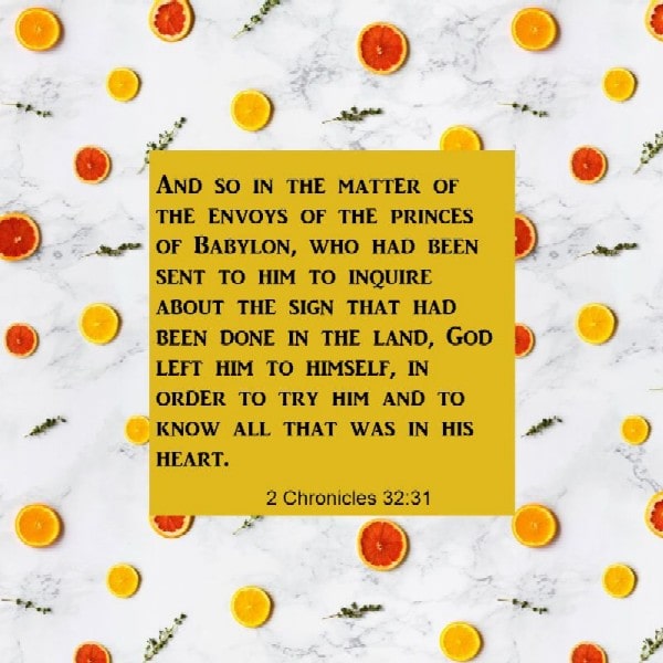 2 Chronicles 32:31