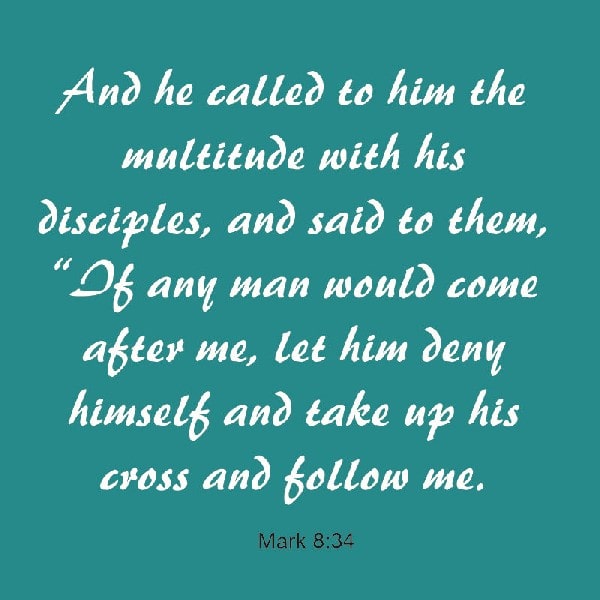 Mark 8:34