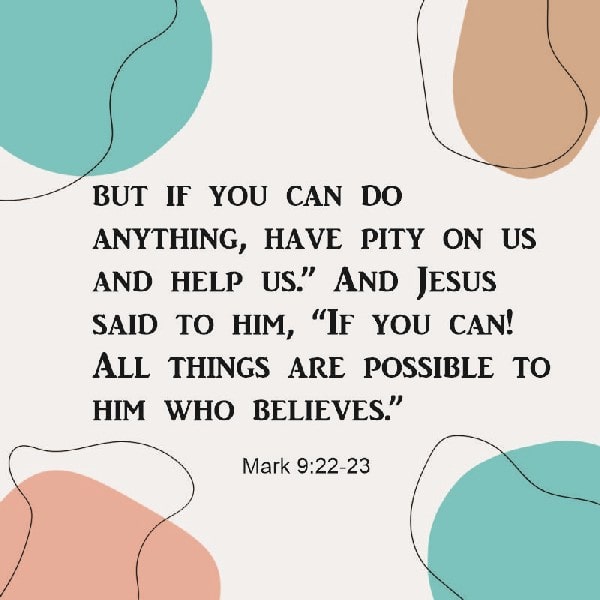 Mark 9:22-23