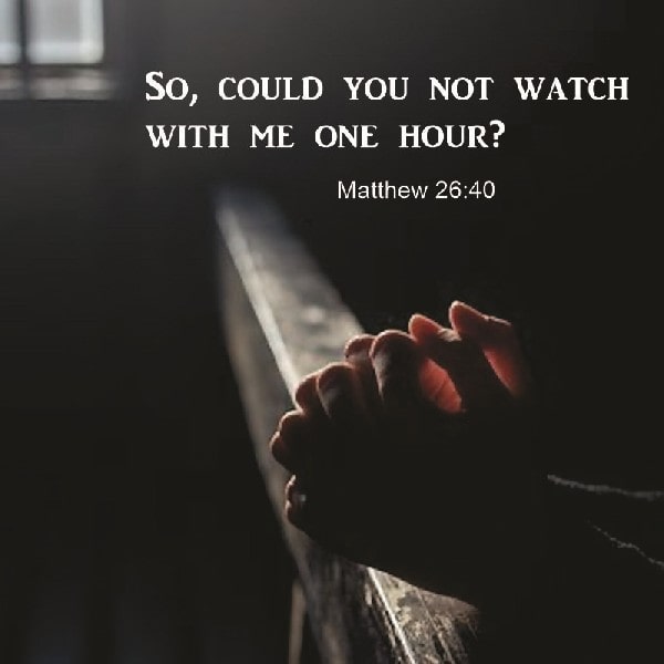 Matthew 26:40