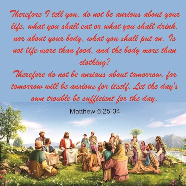 Matthew 6:25-34