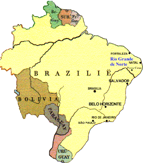 Map of Brasil